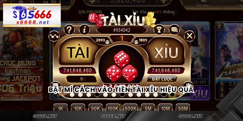 Bật mí cách vào tiền tài xỉu hiệu quả